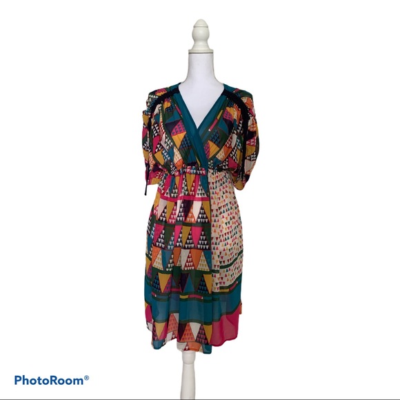 Maeve Other - Maeve Anthropologie geometric colorful swim cover